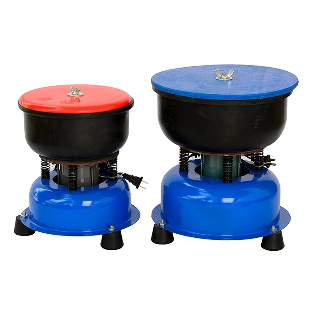110V/220V 17Inch 350W Electric Vibrating Tumbler Vibratory Rock Tumbler Bowl Tumbling Polishing Machine