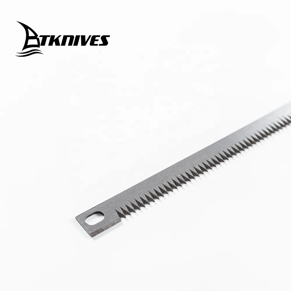 Custom Durable High Efficiency Toohed Cutting Machine Zigzag Serrated Fabric Blades