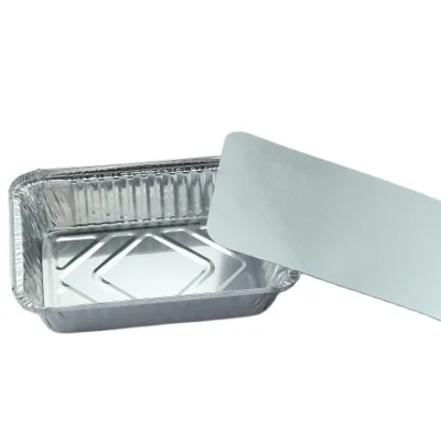 650ml aluminum food foil take out containers takeaway tray square with high quality