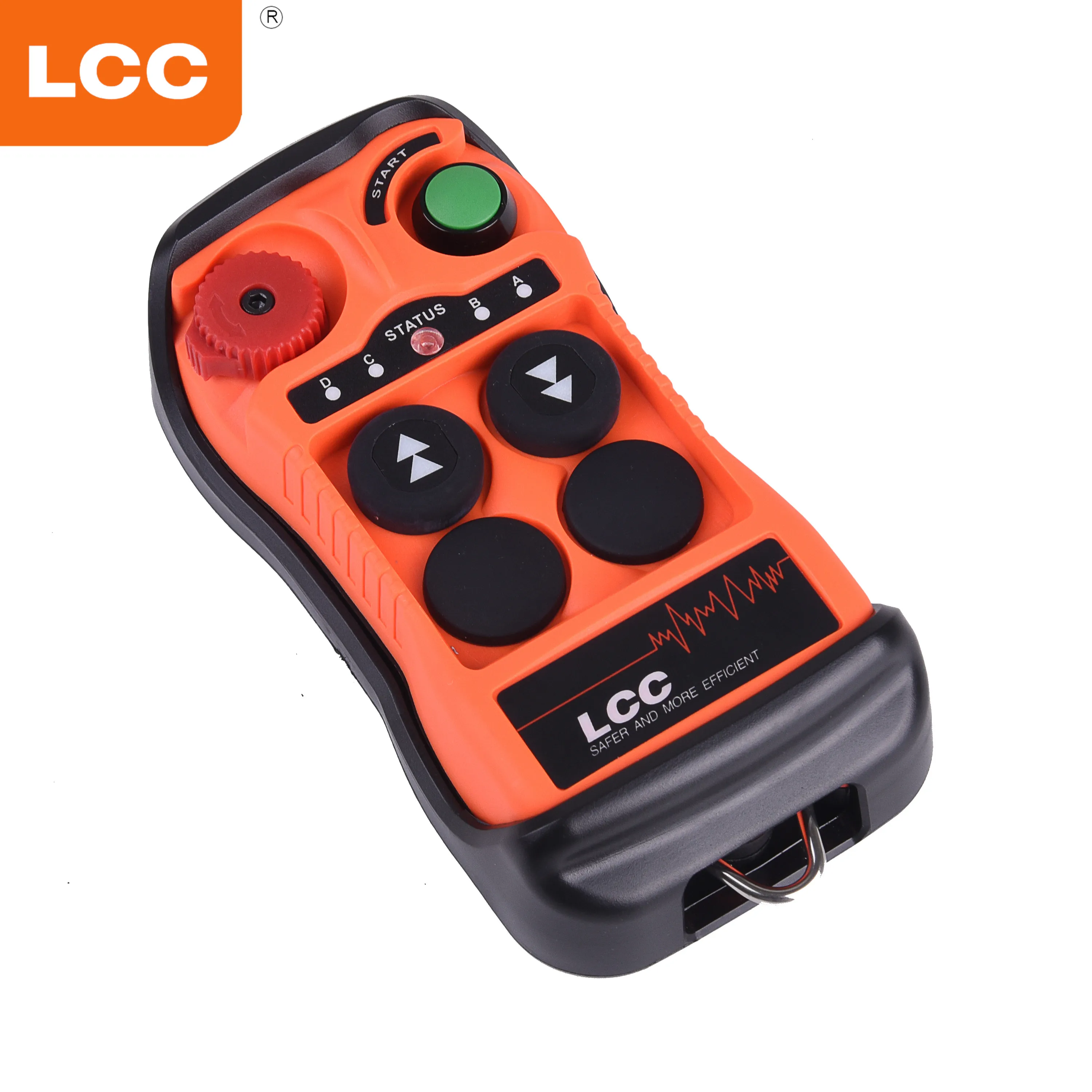 Q200 LCC brand Push button wireless industrial switch scissor lift remote control for hoist