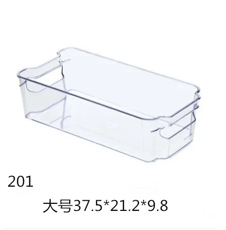 Container Clear Plastic Food Storage Product Freezer Organizer Bins