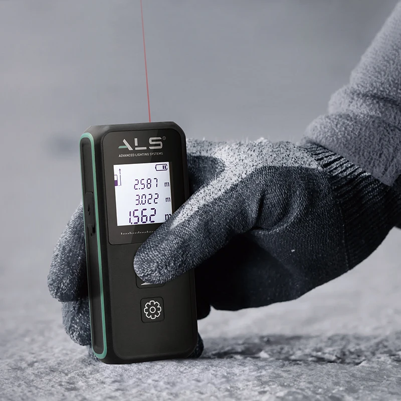 
ALS high quality high powered led rechargeable flashlight with Accurate Slope Function Laser Range Finder 