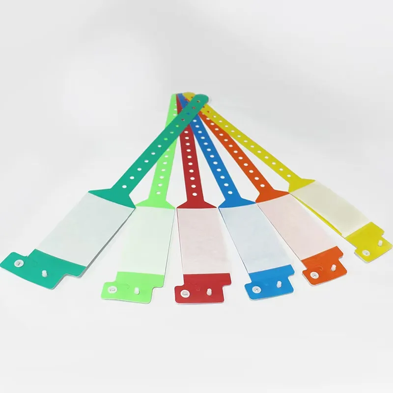 Custom Cheap One Time Use Wrist Band Customised Logo Rubber Plastic Bracelets For Events Festival Party