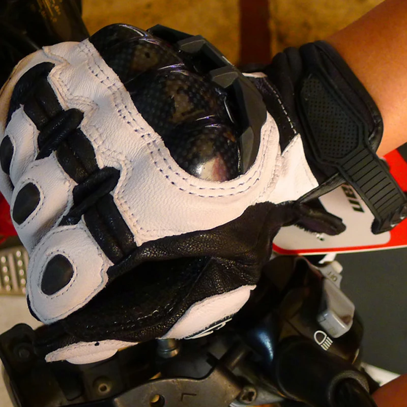 Genuine leather motorcycle Racing gloves waterproof Off-road MX MTB motocross gloves Guantes Enduro motorbike gloves