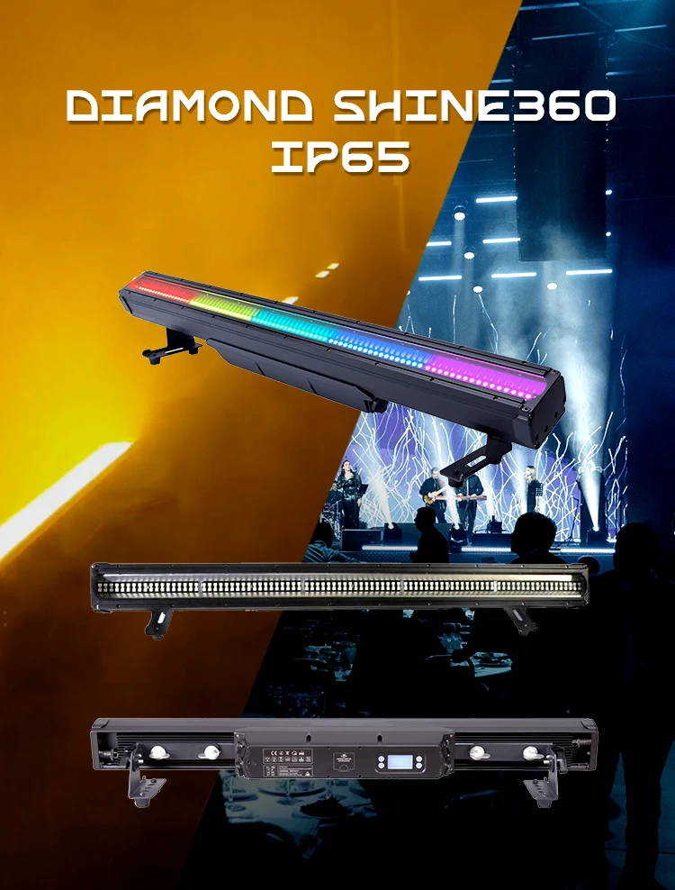 Outdoor IP65 Stage DMX RDM Strobe pixel 90pcs*3w led wall washer outdoor led bar light dmx for music live concerts