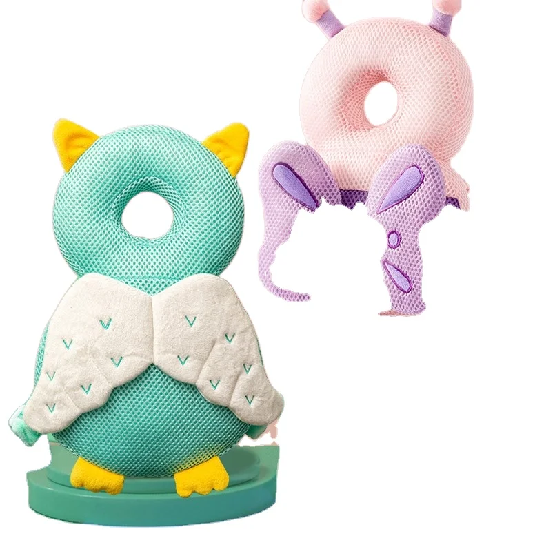 Cute Animal Anti-fall Safety Pillow Learning Walking Baby Head Protector Pillow Baby Safety Backpack Pillow