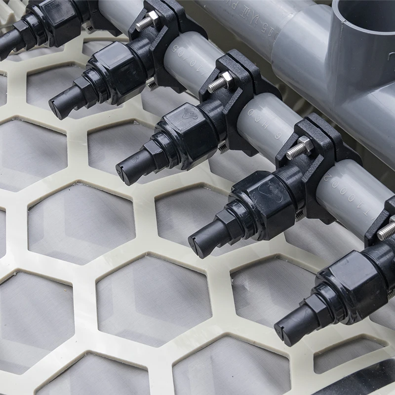 QihangRAS factory price custom ras aquaculture combi bio media uv light rotary drum filter automatic koi pond filter