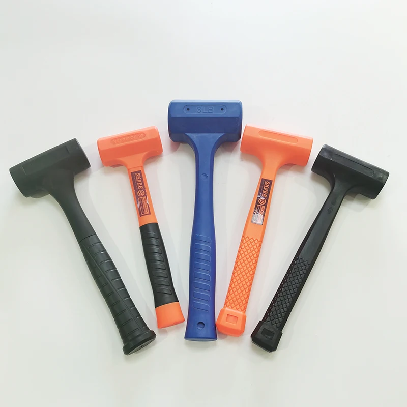 Installation hammer core with built-in steel ball wood floor tile tool non-elastic PVC rubber hammer