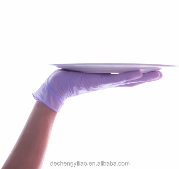 Nitrile Gloves Xs Production Line Prices Powder Medical In White