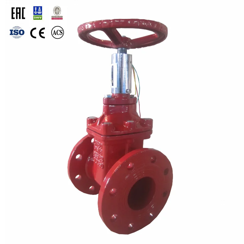 DN100 PN16 GGG50 Manual Gate Valve for Water for General Application with Switching Signal