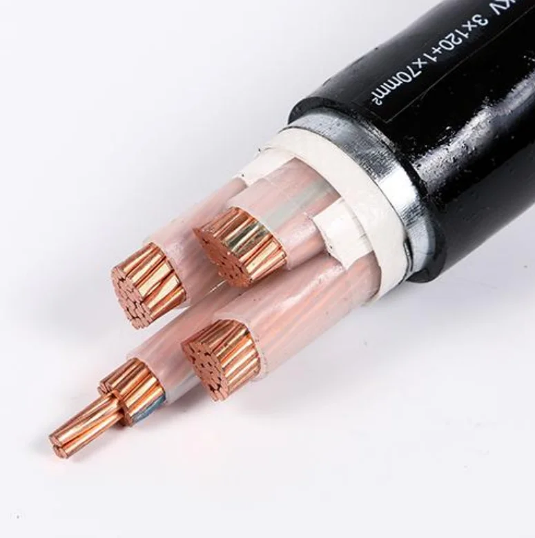 0.6/1KV 4 Cores Cu/Xlpe/PVC/DSTA/PVC Armored Power Cable 240mm2