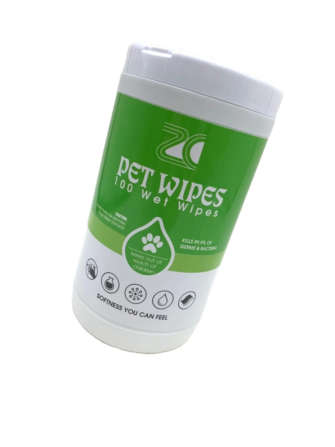 Custom LOGO pet eye wipes  for dogs flushable organic biodegradable oem pet wipes