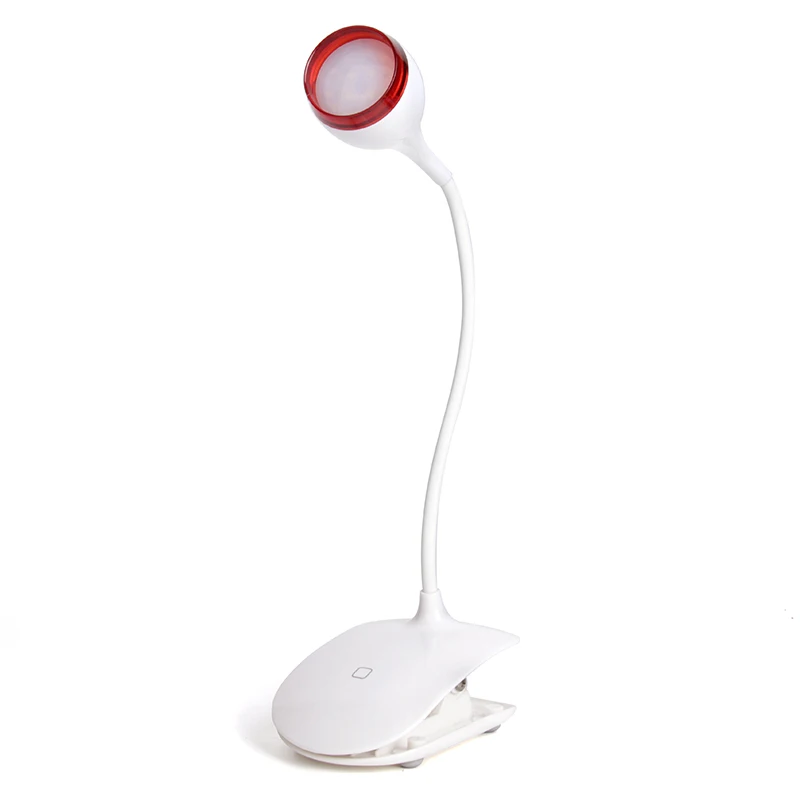 Modern Portable Wireless Battery USB Study LED Kid Bedside Night Reading Mini Clip Desk Lamp