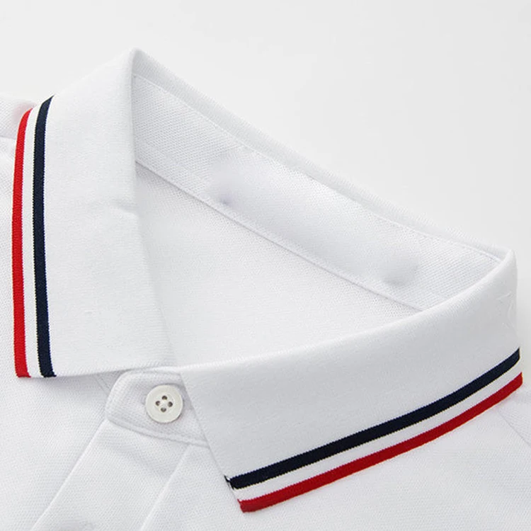 Hot selling polyester cotton flat knitted 1*1 collar knitted ribbed collar cuff Polo shirt clothing
