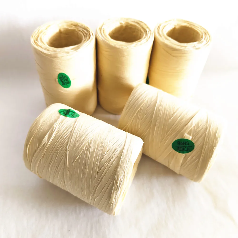 Custom Lighting Handmade Natural Raffia Grass Vintage Lampshade Ceiling Floor Paper Lamp Shade