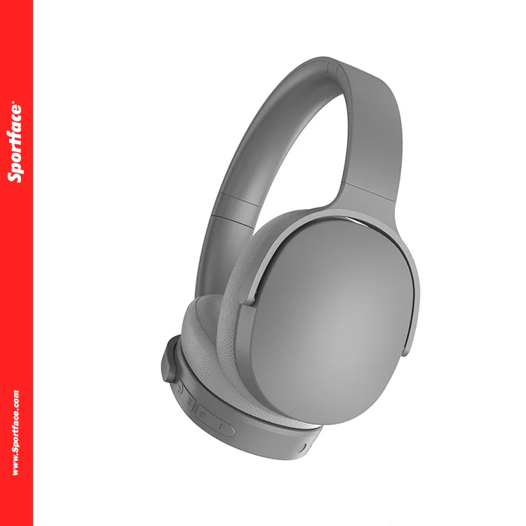 Sportface Sports Wireless Headphones with Mic IPX5 Waterproof Ear Hooks HiFi Stereo Music Earbuds for Phone