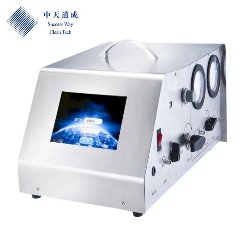 2.83 28.3 50 100 Liter Inflow Air Particle Counter Portable Dust Laser Optical Air Particle Counter 100 Liter For Clean Rooms