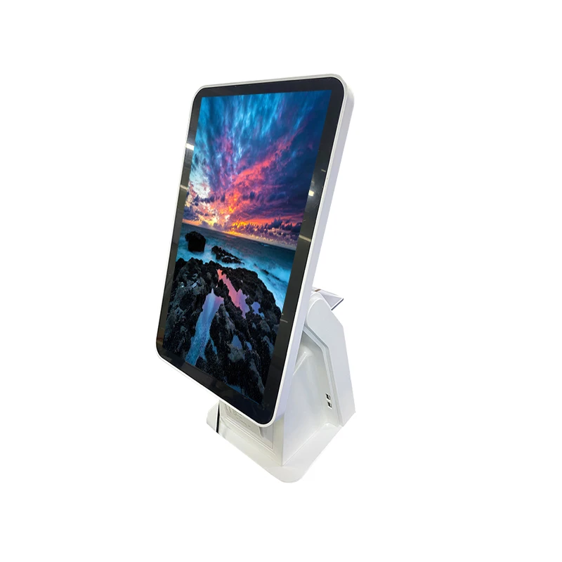 15.6 inch capacitive touch screen pos terminal all in one with kiosk machine for restaurant and KFC and store