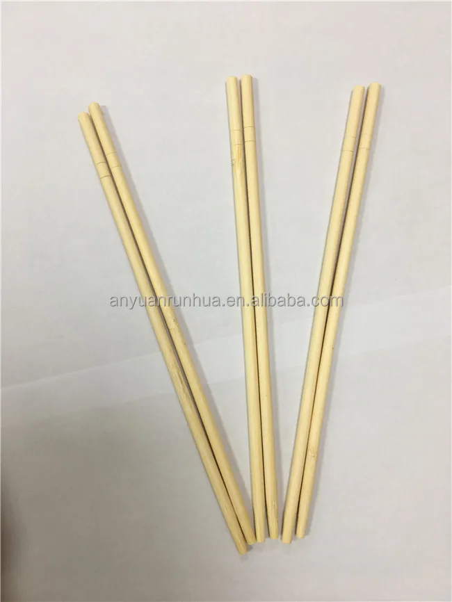 Wholesale 22cm Disposable Round Bamboo Chopsticks