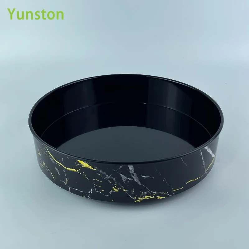 New 360 Degree Plastic Turntable Food Storage Container Makeup Organizer Kitchen Spice Rack Spinning Tray