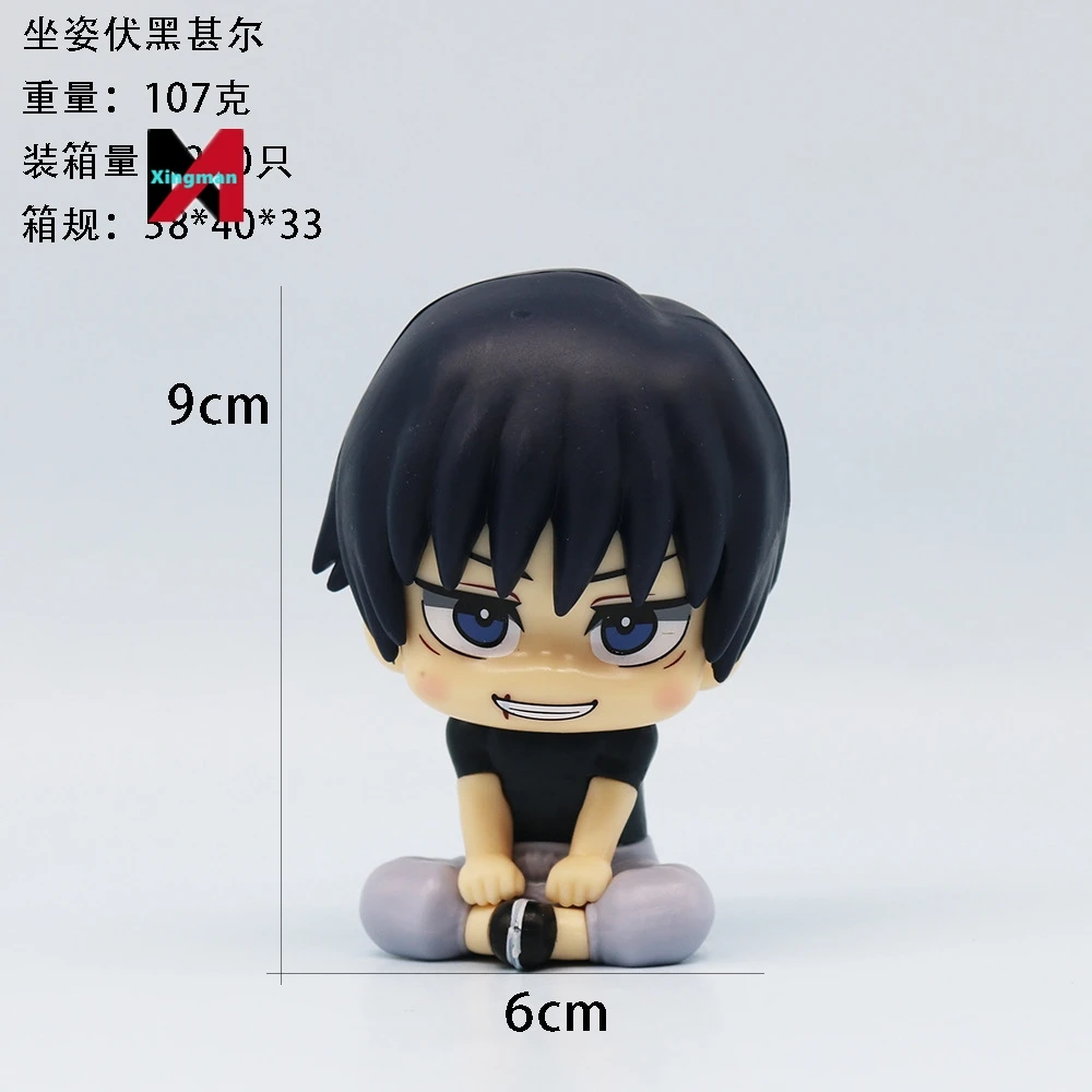 Wholesale Q Version Jujutsu Kaisen Itadori Yuji Gojo Model Ornament Cartoon toy figure statues anime action figures