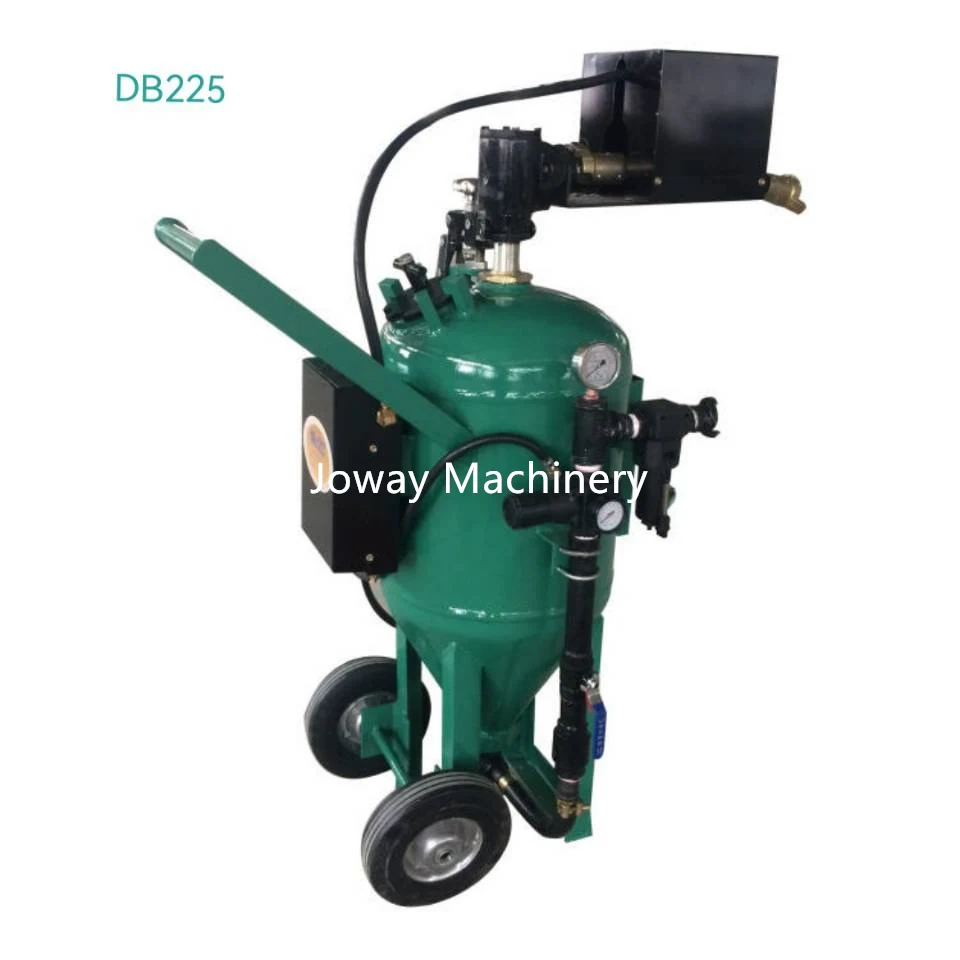 Auto Paint and Rust db225 Sand Blaster Sand Blaster with Spare Parts DB800 Mobile Wheel Water Sand Blasting Machine