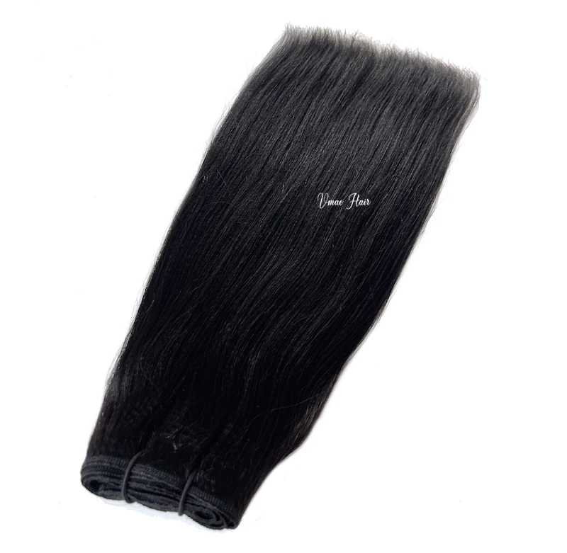 VMAE Brazilian Unprocessed Human Hair Weft Deep Wave Yaki Straight Cuticle Aligned Remy Hair Raw Mink Virgin Extensions