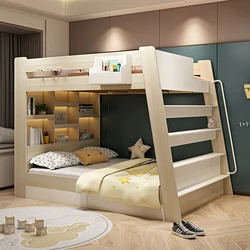 Scandinavian Simple Fashion Up And Down The Same Width Double Bunk Bed