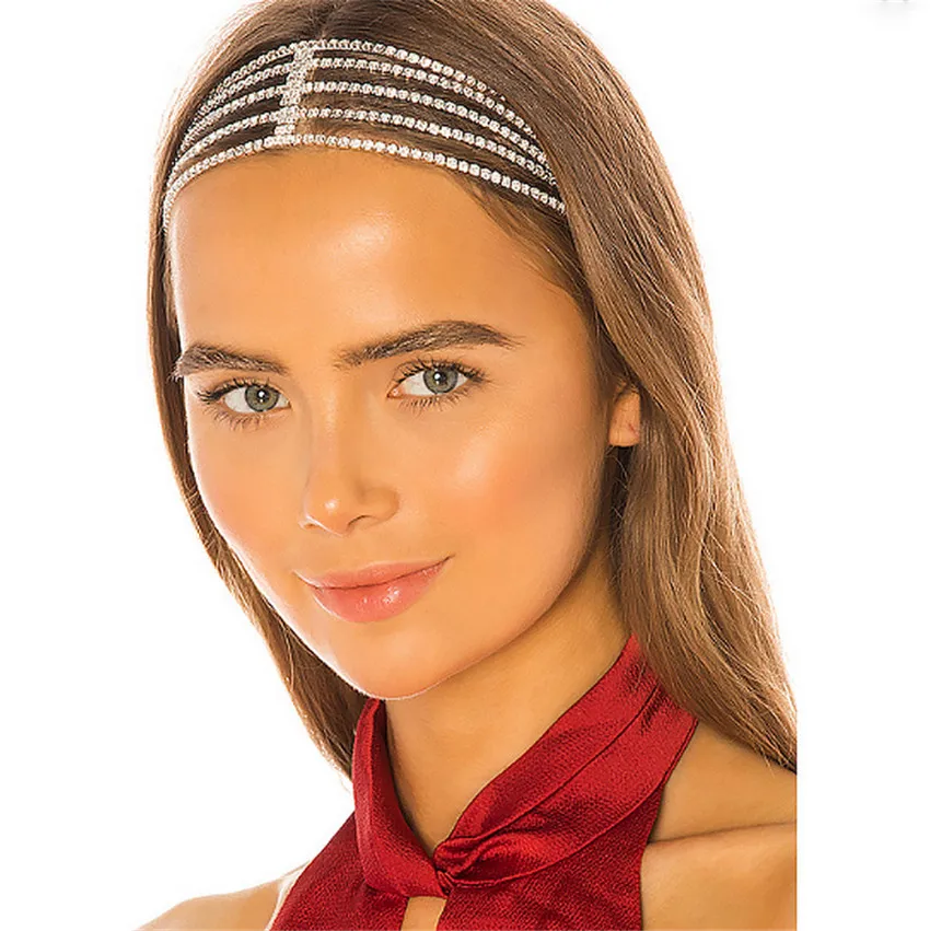 
Bridal Headgear Hair Accessories Ladies Fashion Rhinestone Headband 