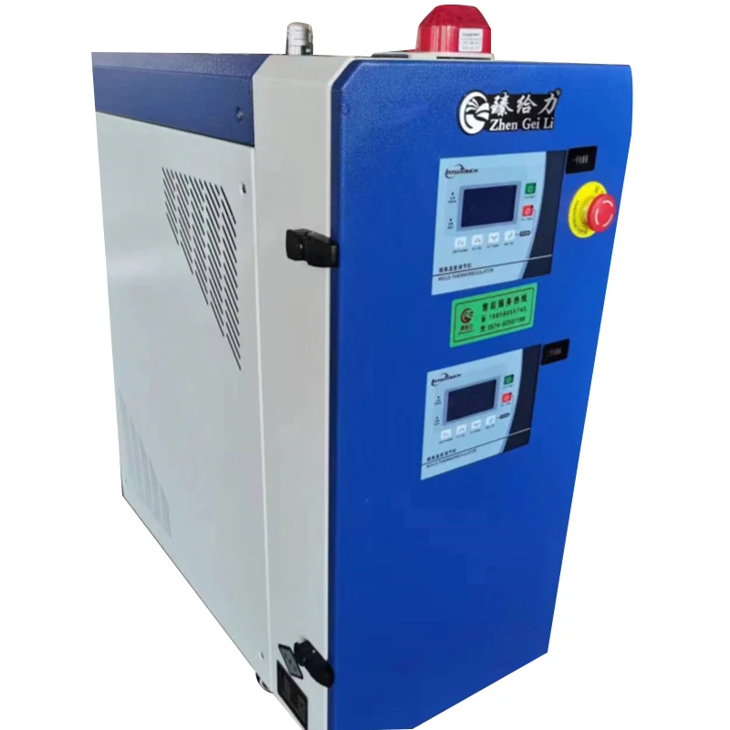 Intelligent Double Oil  (9+9) KW Mold Temperature Control Machine Industrial Heating Equipment With Injection Molding Machine