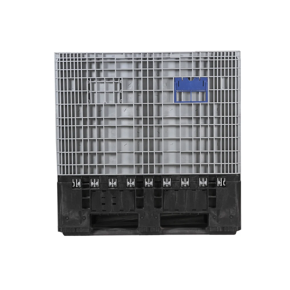 Flc1200-1020L 1200*1000*1200 горячая Распродажа раскладной контейнерных перевозок Сумка-тоут Heavy Duty складной пластиковый ящичный поддон