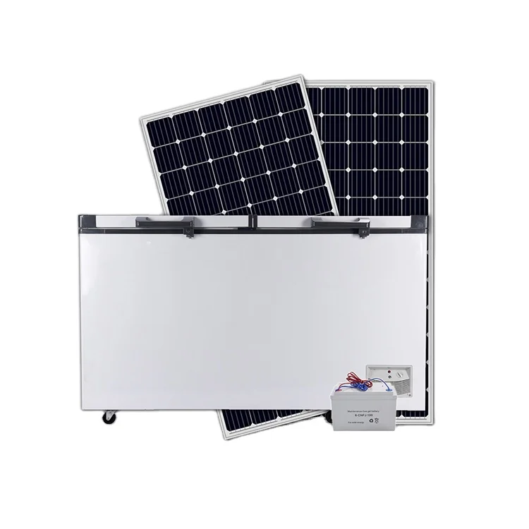 508L AC/DC 24V  big capacity commercial freezer battery power frozen chicken solar chest freezer