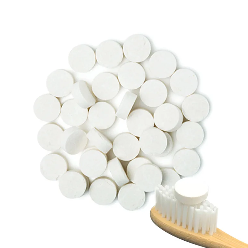Wholesale Private Label Travel Toothpaste Tabs Chewable Solid Toothpaste Tablets