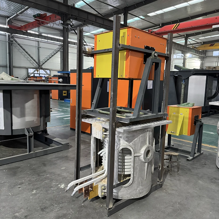 Best Selling Platinum Melting Induction Furnace Metal Melting Furnace 1Ton Induction Furnace For Gold