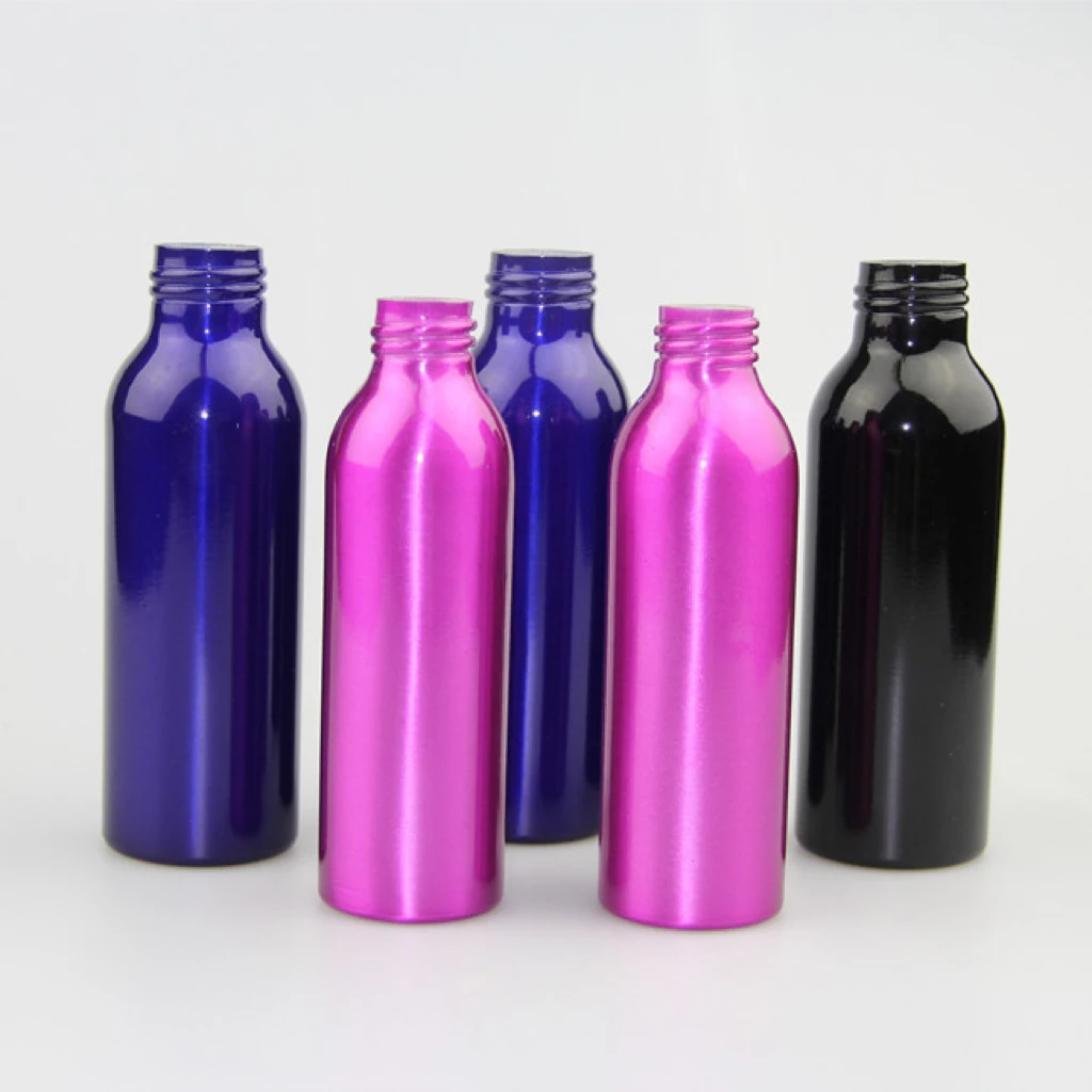 Most popular 2023 Luxury refillable screwed the anti-theft thread aluminum bottles wholesales