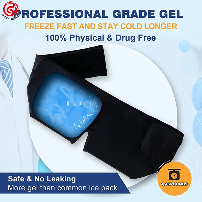 Гель для облегчения головной боли, пакет для обертывания головы от мигрени и мороза, маска для облегчения боли, шапка, шапка