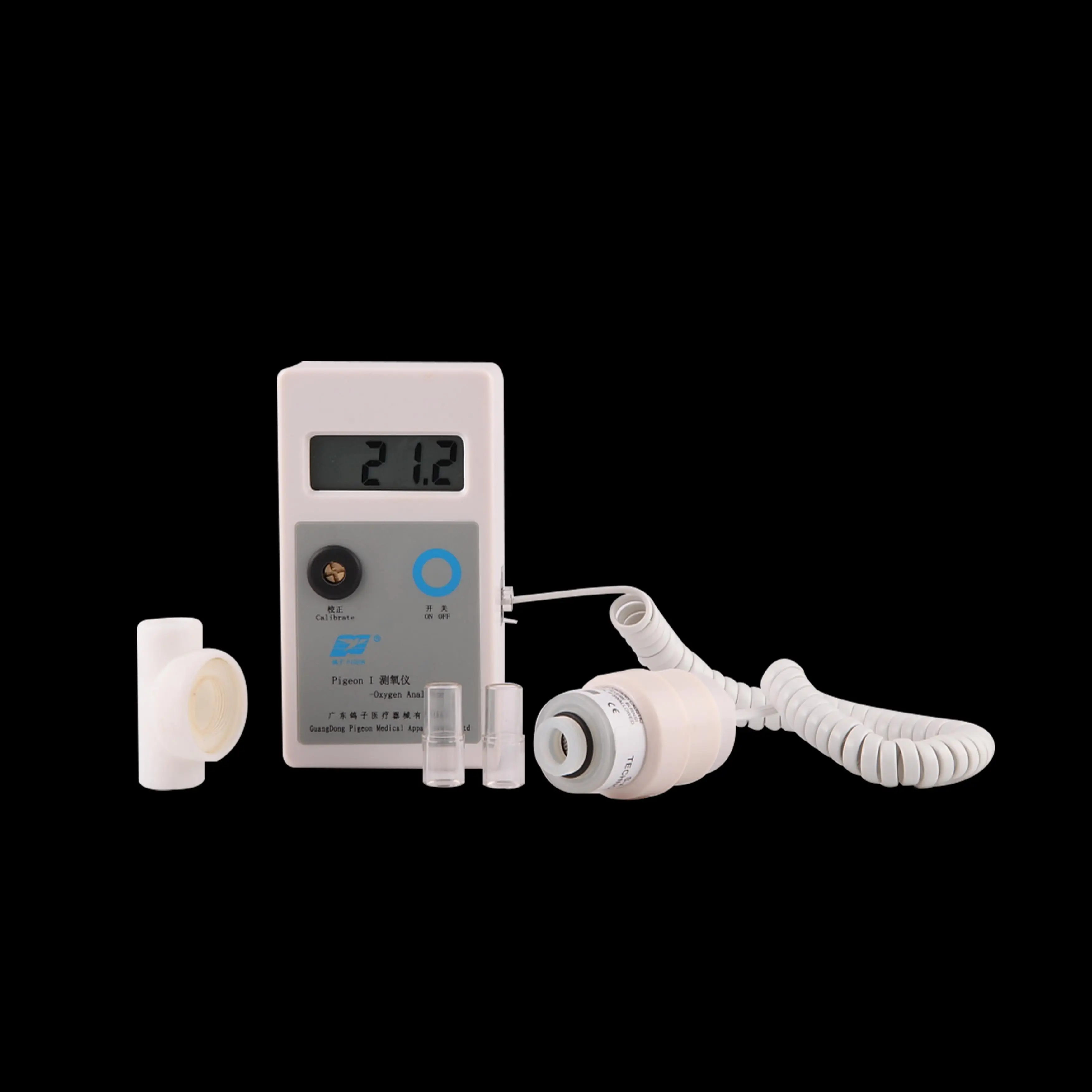 Небольшой портативный кислородный газоанализатор голубей для дыхательной медицины