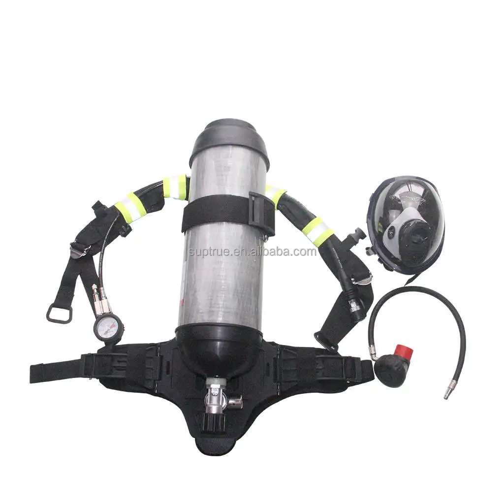 Low price SCBA 30Mpa Working Pressure Carbon Fiber Air Breathing Apparatus