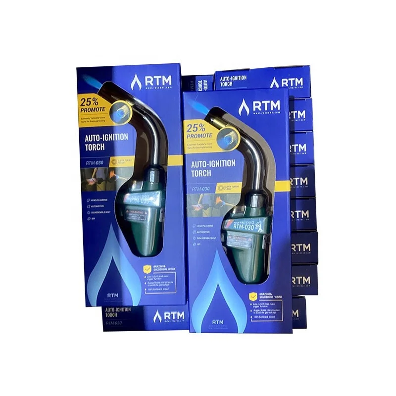 Braze Welding Torch RTM-030 Self-Ignition Trigger Style MAPP Propane Gas Torch  HVAC Portable 19mm Copper Pipe Tube Repair