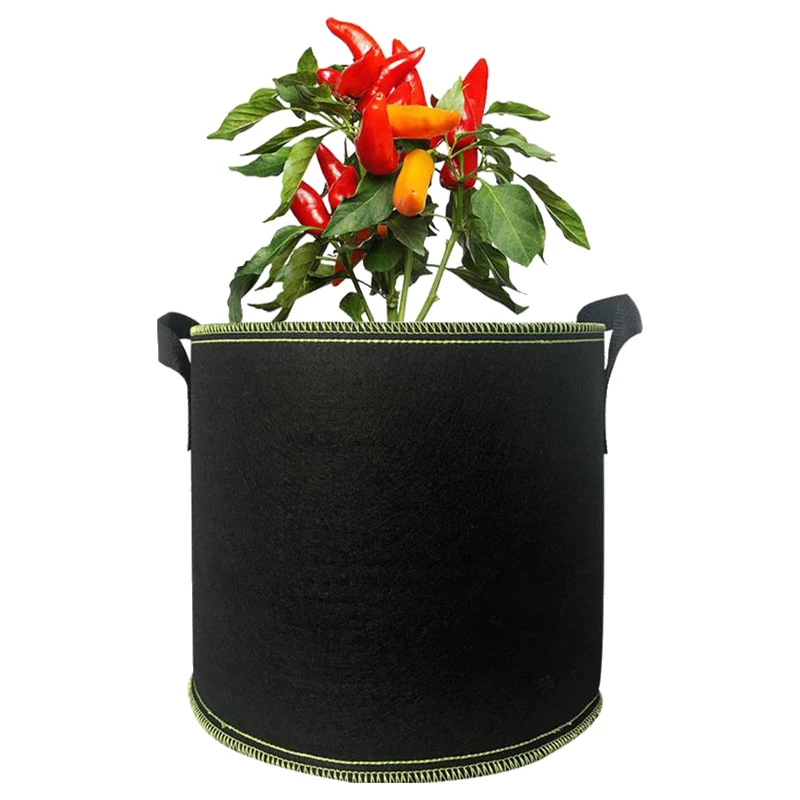 Free samples non woven felt fabric grow bags 1 2 3 5 7 10 15 20 25 30 45  50 65 100 150 200 300 400 gallon plant grow bags