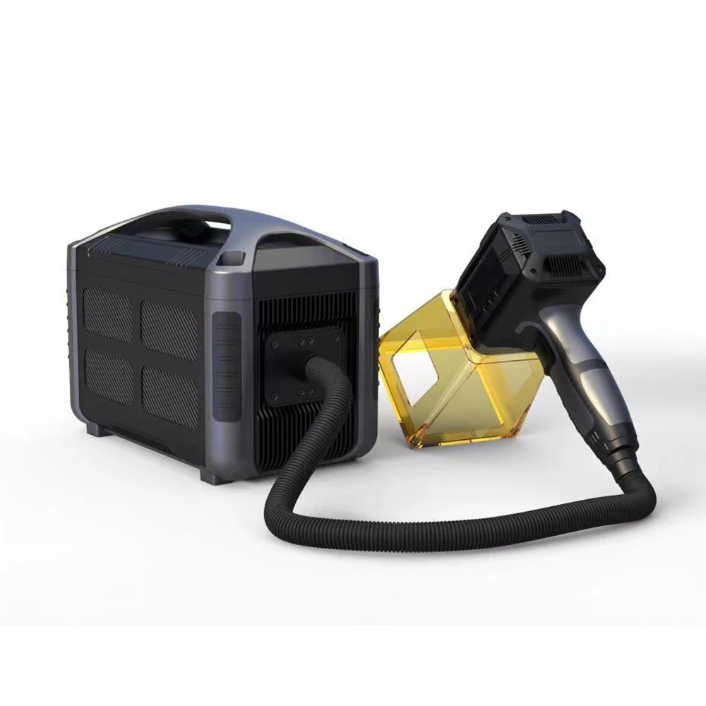 Widely Used Laser Printing Machine On Metal Portable Fiber Laser Marking Machine Raycus Laser Device