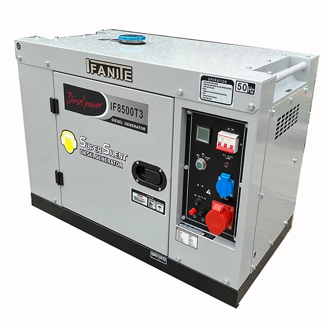 AC diesel generator 7 kw 3 phase for europe