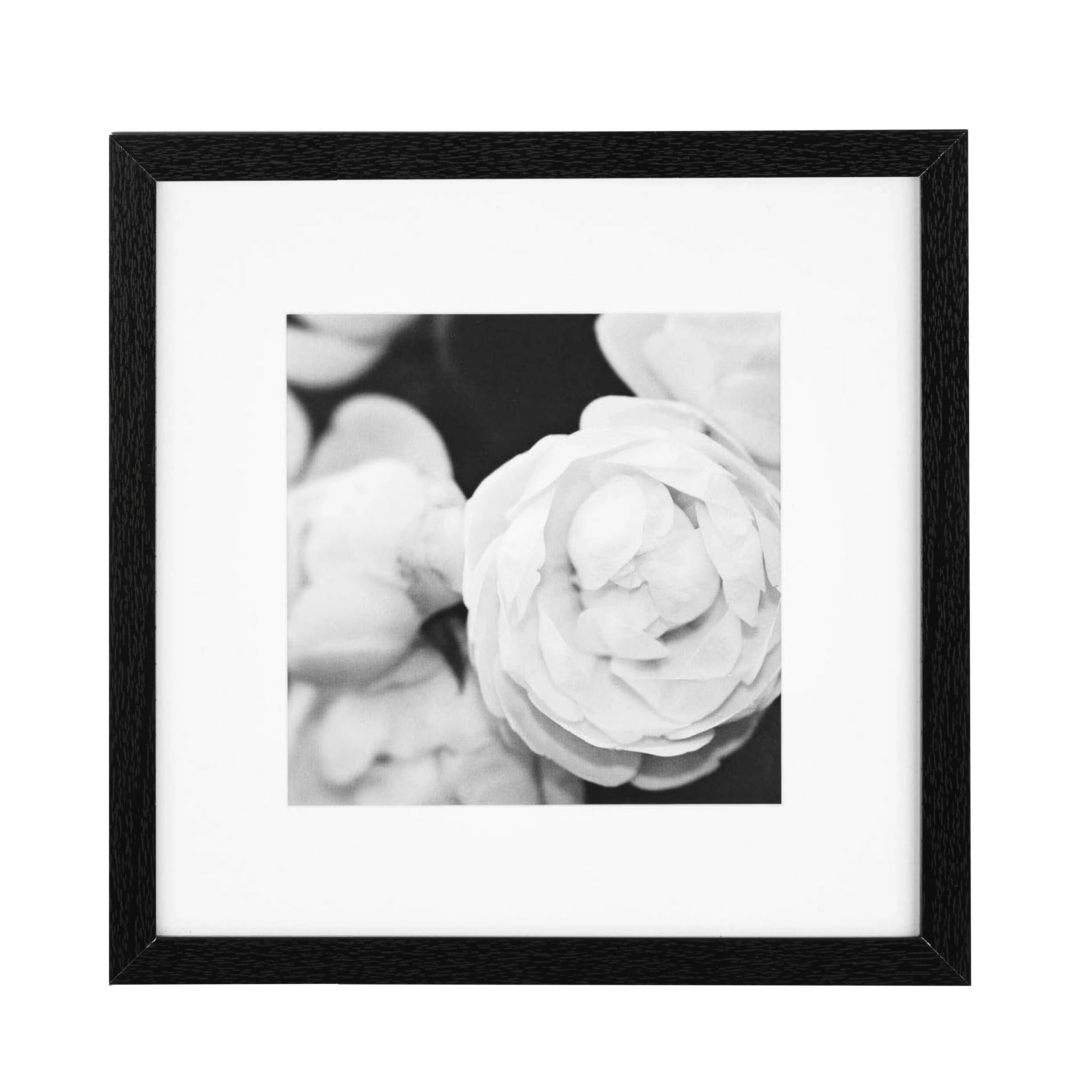 Home Decorative  Wall Gallery Hanging Square 12x12  Picture Frame Wall Gallery Frame Set with 8x8 Mat