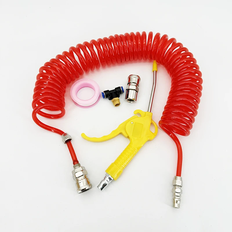 Wholesale Air spray gun Air Blow Gun Kit Lengthening blower set with Removable Rubber Tip Plastic Pneumatic Dust Gun Set