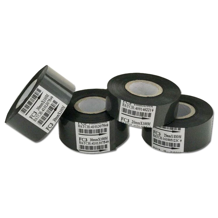 Wholesale High Quality 25mm*100m Hot Stamping Code Ribbon Screen Printing Film Hot Stamping Foil For Plastic