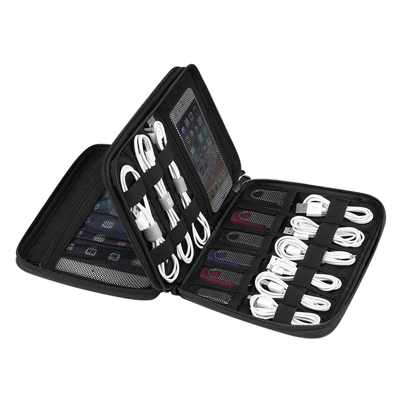 BUBM Every Day Carry Cord Electronic Tech Accessories Travel Organizer Cable Organiser Bag