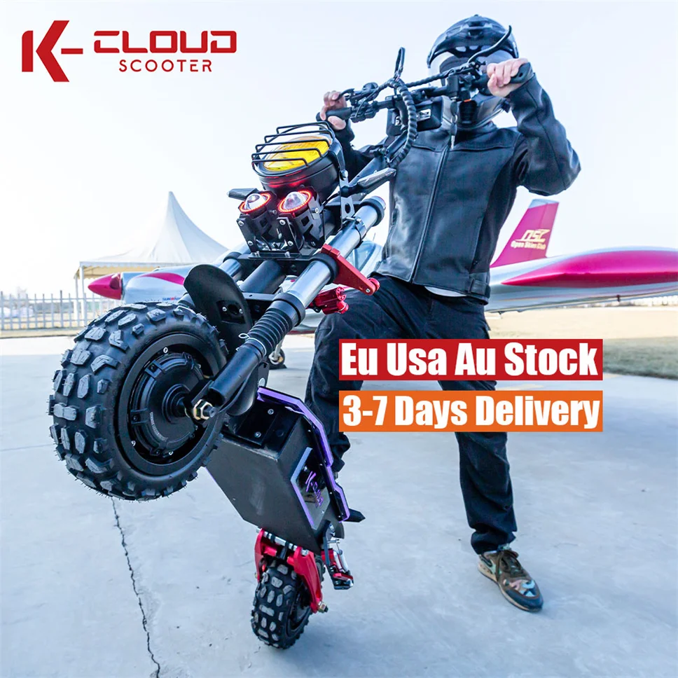 Готовый 3-7 дней доставка 6000 Вт 5600 Вт мощный взрослый 11 дюймов двухколесный электрический скутер 60 В Быстрый электронный скутер