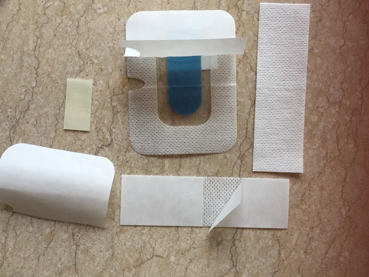 Medical Non-woven Adhesive Catheter Dixing IV injection Vessel Wound Dressing Securement Tube Holder For Fixing