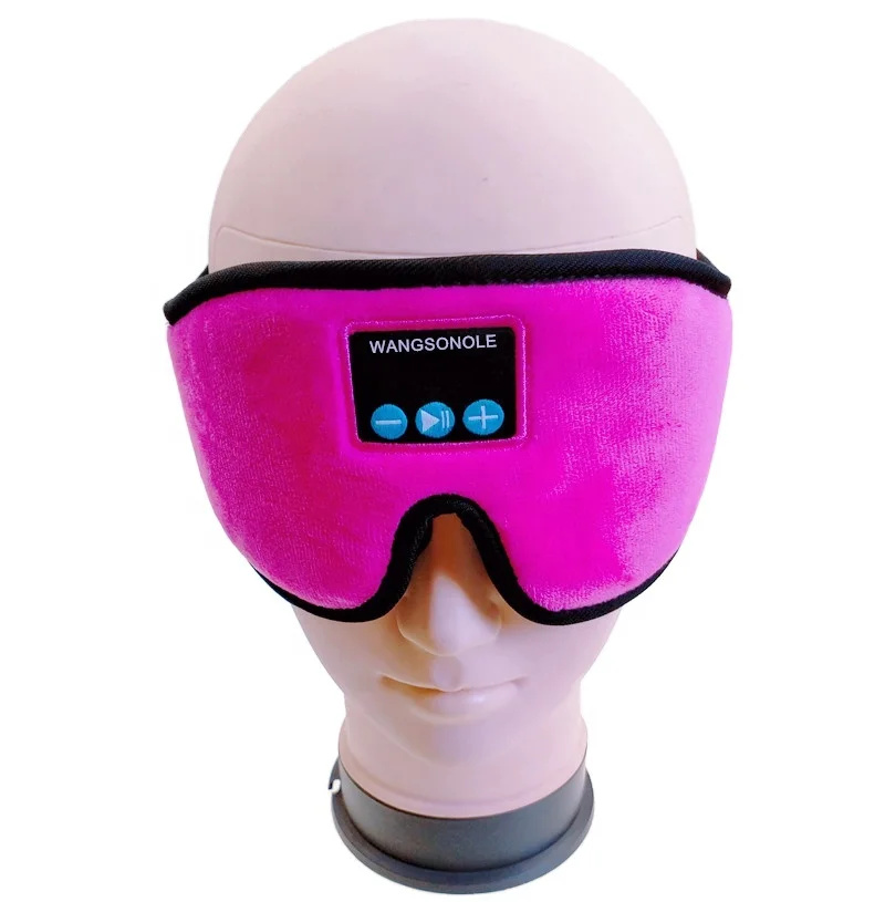 Маска для сна 3d Музыкальная мягкая 3D маска глаз наушники Беспроводная музыкальная мужчин и