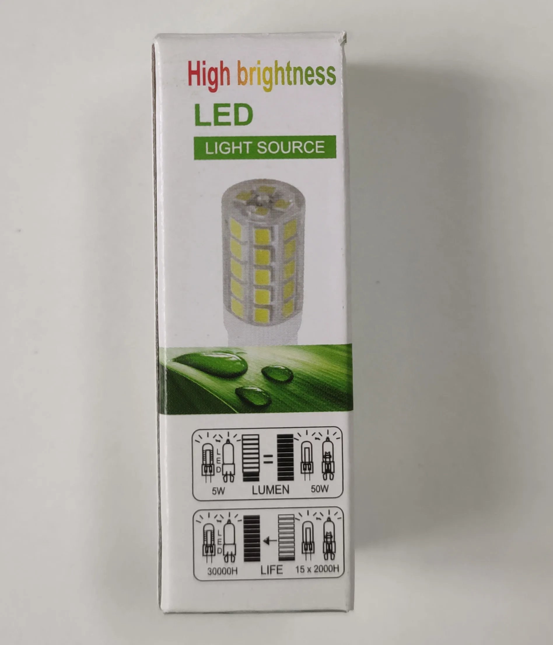  Горячая Распродажа 5 Вт LED G9 50 эквивалент Bi Pin Галогенные лампы нерегулируемая яркость теплый белый 3000K Светодиодные Энергосберегающая